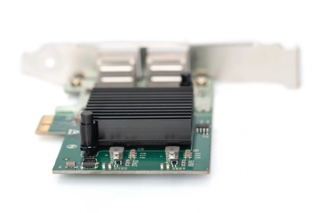 Síťová karta PCI Express 2x RJ45 Gigabit 10/100/1000Mbps s nízkým profilem