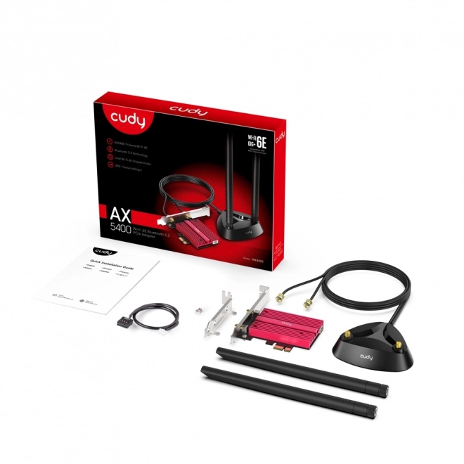 Síťová karta WE4000 WiFi AX5400 PCI-E