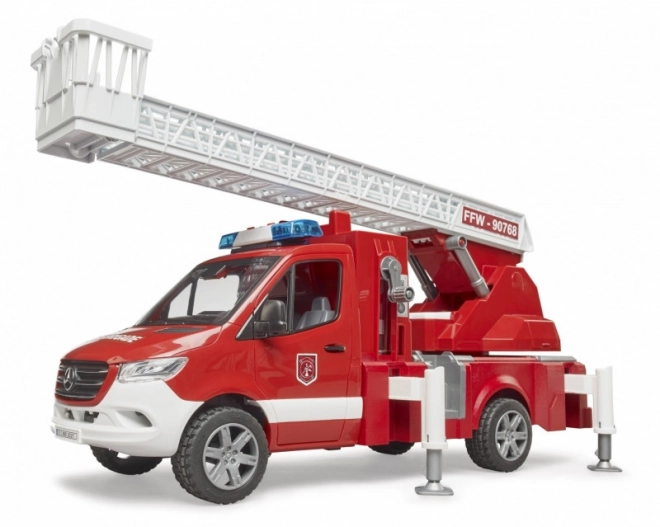 Hasičský vůz Mercedes-Benz Sprinter se žebříkem pro děti