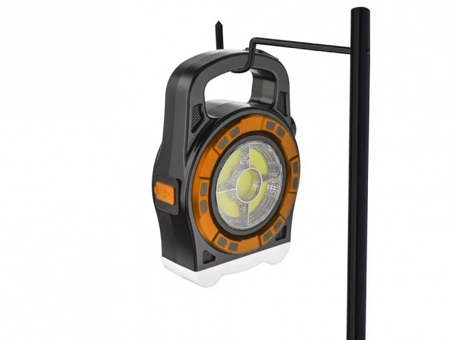 Přenosná solární LED svítilna s powerbankou