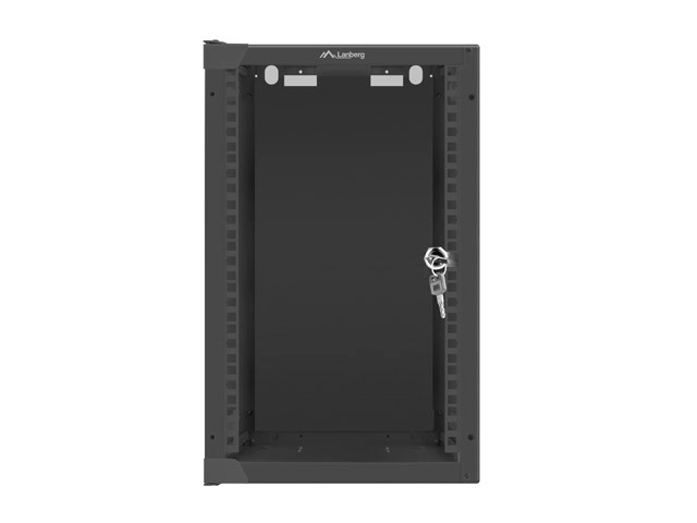 9U 10palcová nástěnná skříň 280x310mm černá