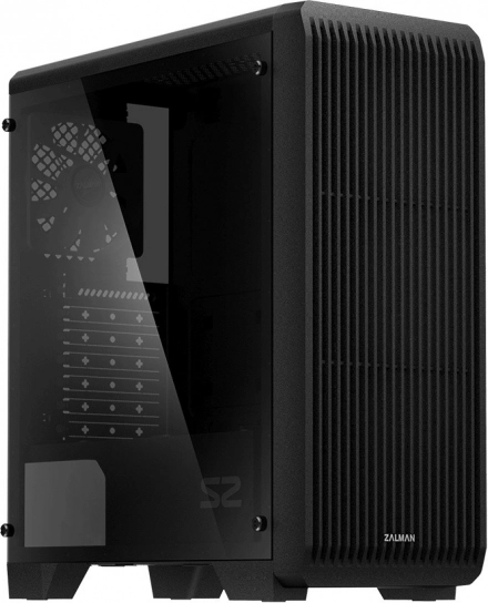 Počítačová skříň ATX Mid Tower se sklem a 3 ventilátory