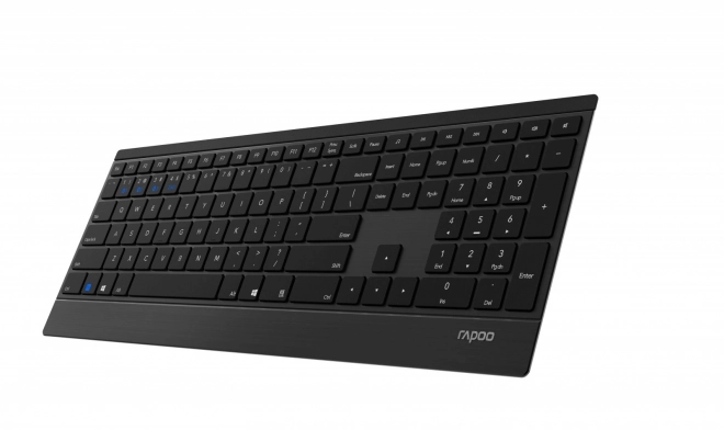 Bezdrátová klávesnice Rapoo Multi-Mode E9500M černá