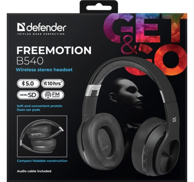 Bezdrátová sluchátka Freemotion B540 černá