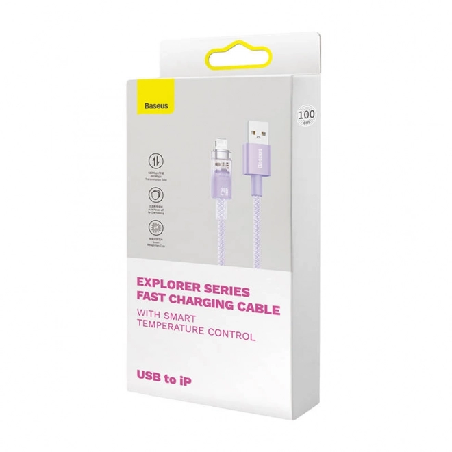 Rychlonabíjecí kabel USB-A na Lightning Baseus Explorer Series 1m