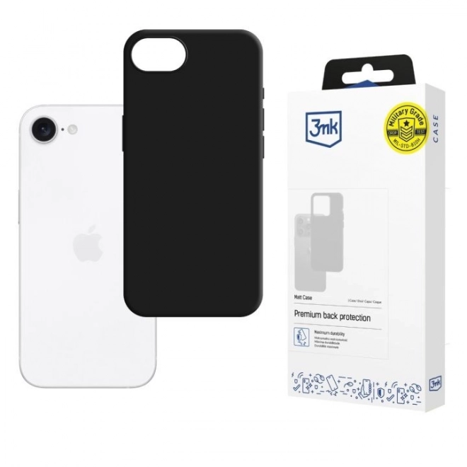 Matné pouzdro na iPhone černé