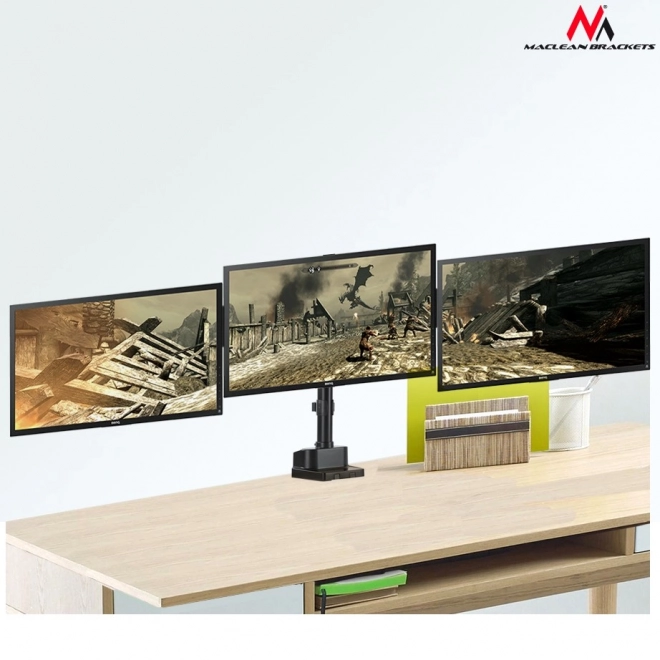 Držák na stůl pro 3 monitory