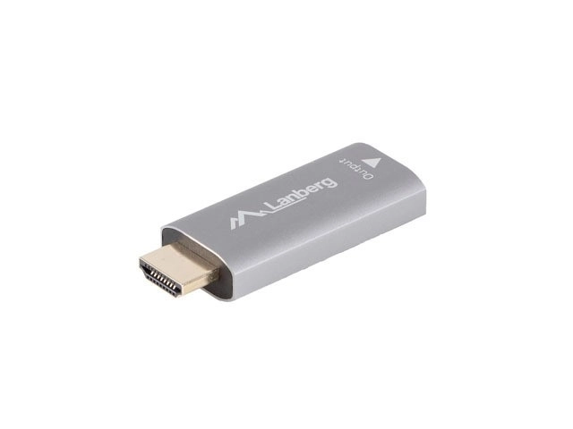 Adaptér HDMI na DisplayPort 4K stříbrný
