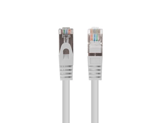 Patchcord cat.6 FTP 1M 10-pack fluke passed grey