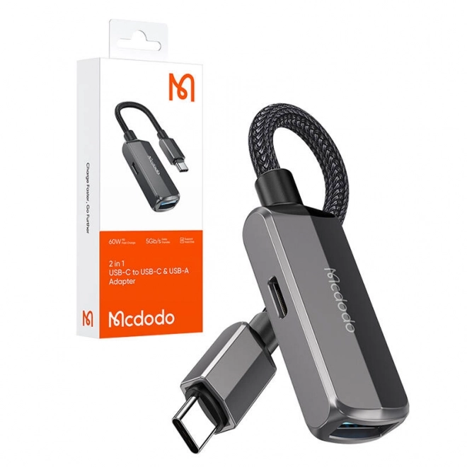 OTG adaptér 2 v 1 USB-C na USB-C a USB-A
