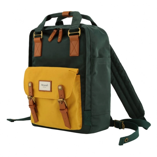 Batoh na notebook Himawari 188L 14'' (zeleno-žlutý)