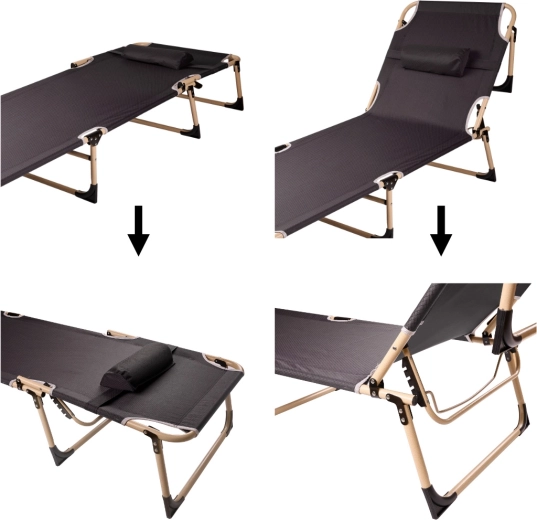 4polohové opěradlo a polštář pro maximální pohodlí