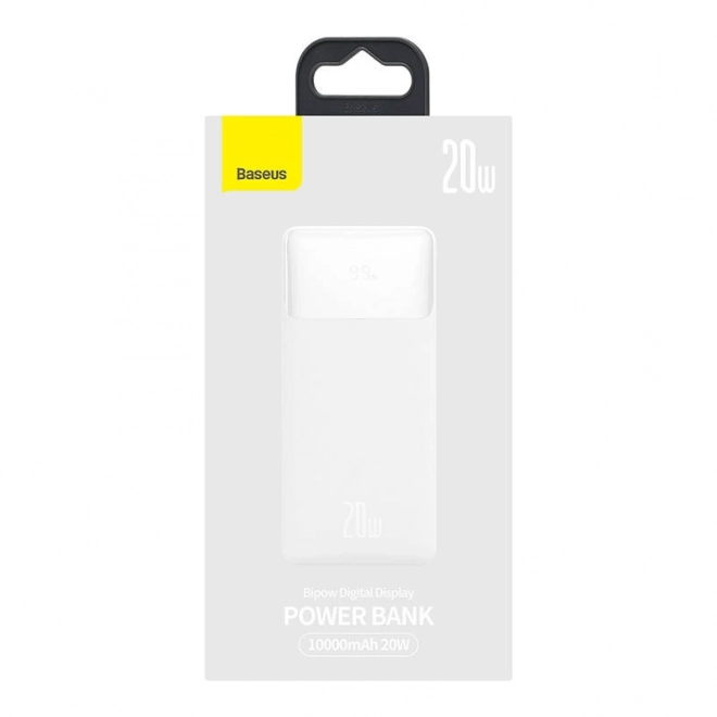 Powerbanka Baseus Bipow bílá 10000mAh