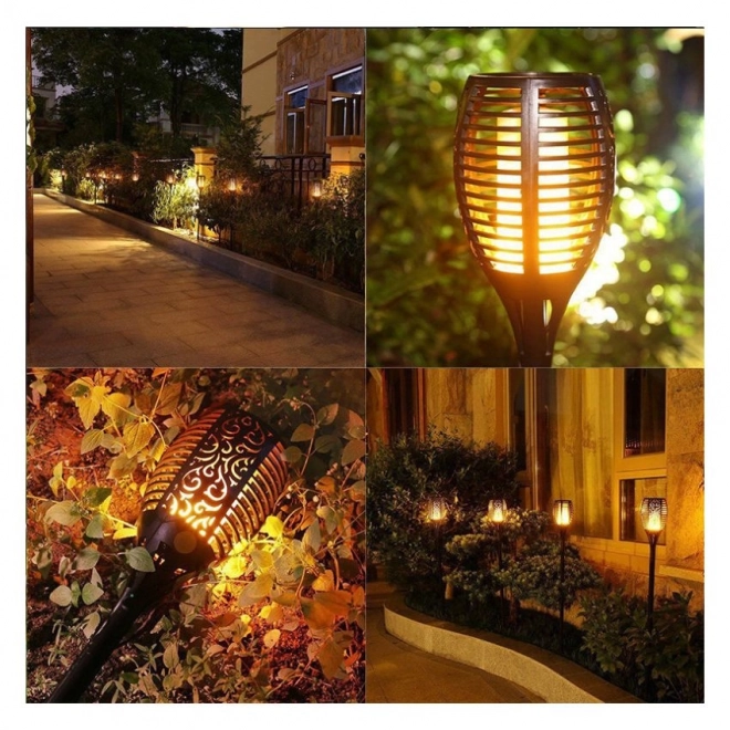 Dekorativní solární lampa LED pro zahradu