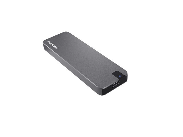 Hliníkový externí box pro SSD M.2 NVMe NATEC rhino s USB‑C 3.2 gen 2 (10 Gb/s)