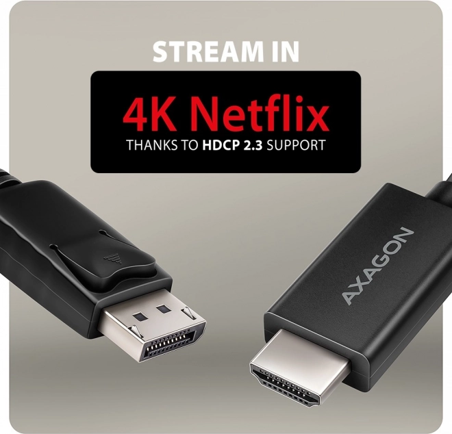 Aktivní adaptér DisplayPort na HDMI 4K/60Hz 1,8m