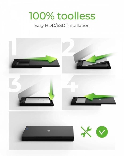 Externí box na SSD/HDD s USB 3.2 Gen 1