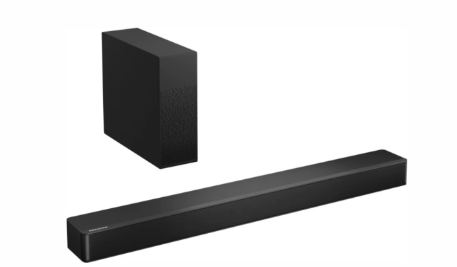 Soundbar s bezdrátovým subwooferem s DTS Virtual: X