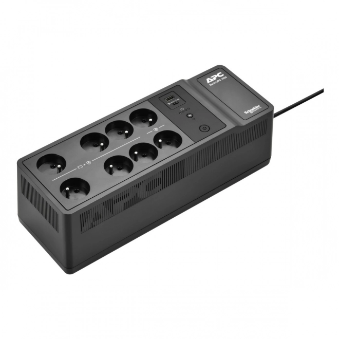 Záložní zdroj APC Back-UPS 1050VA, 8 zásuvek typu E, USB A+C