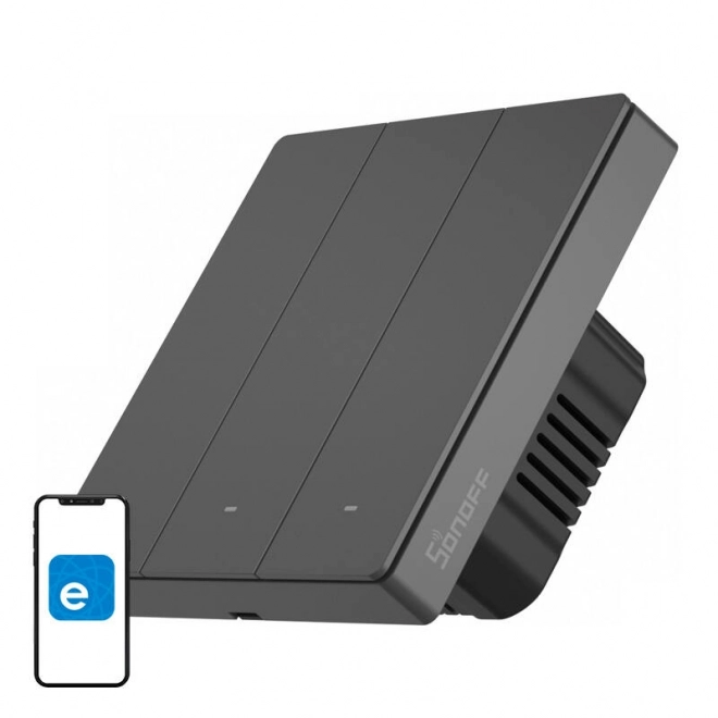 Chytrý nástěnný vypínač Sonoff M5 s WiFi 3-kanálový