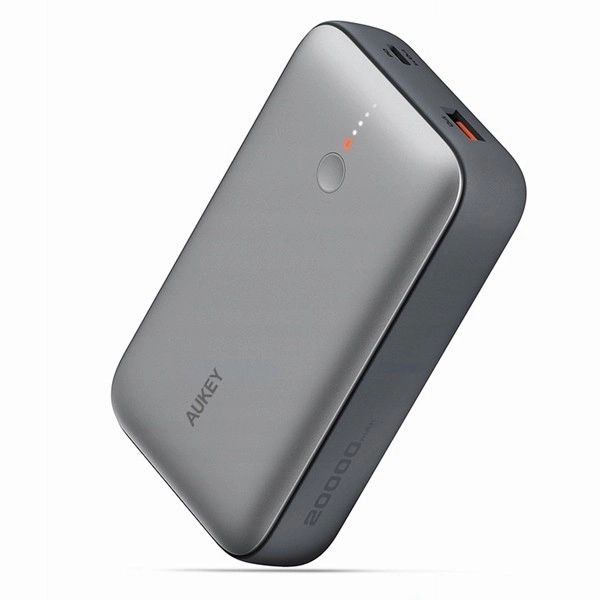 Mini powerbanka Aukey s kapacitou 20000mAh s rychlým nabíjením QC 3.0