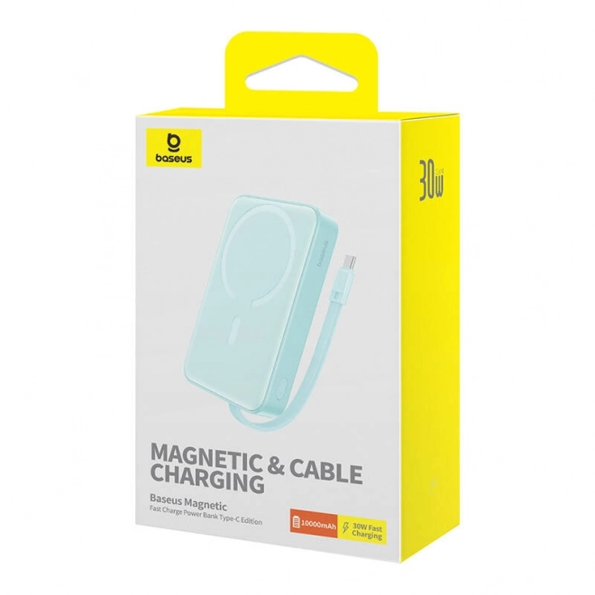 Magnetická mini powerbanka Baseus 10000mAh USB-C 30W MagSafe modrá