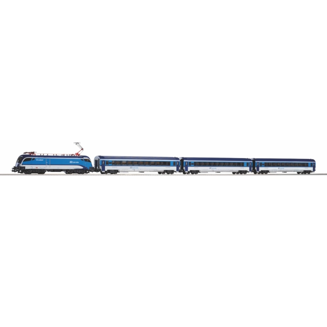 Detailní model ČD railjet s osvětlením