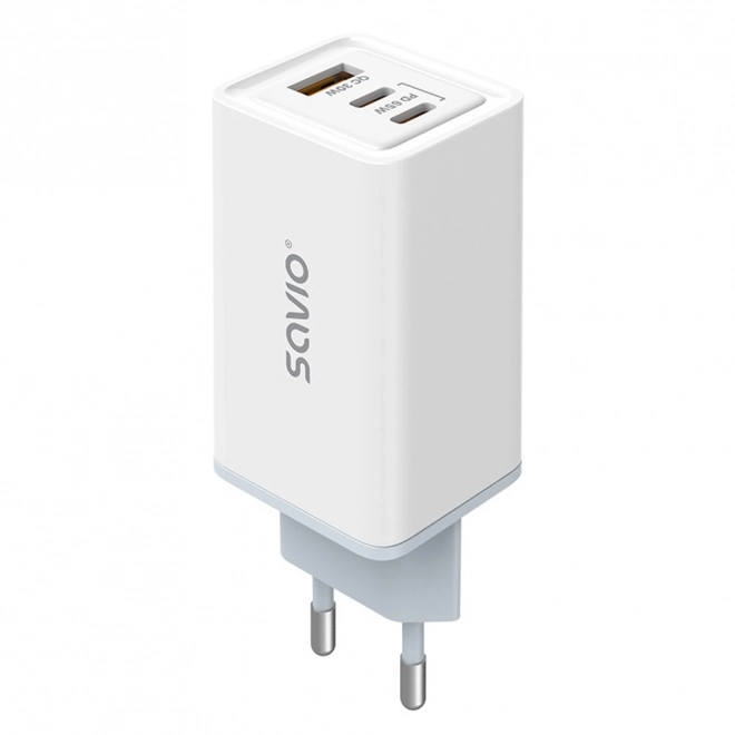 GaN 65W síťová nabíječka USB, Quick Charge 4.0, Power Delivery 3.0, LA-07