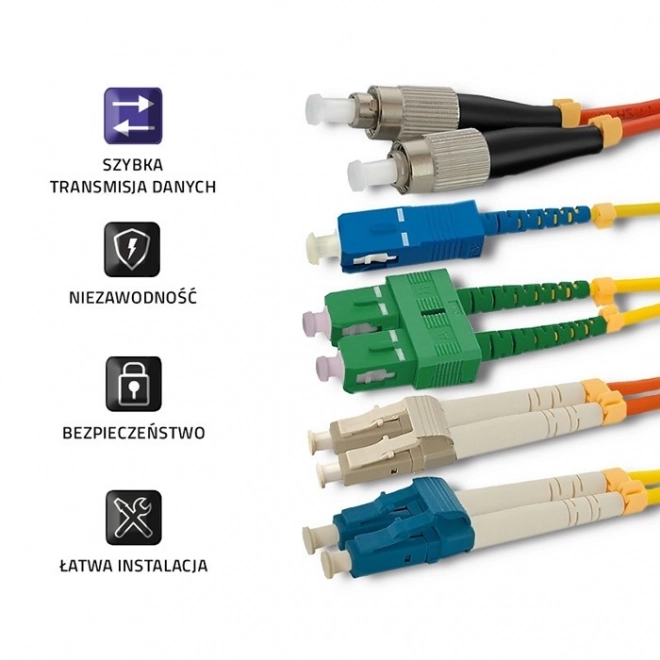Optický kabel LC/UPC-LC/UPC | MM | 50/125 | OM3 | 3m