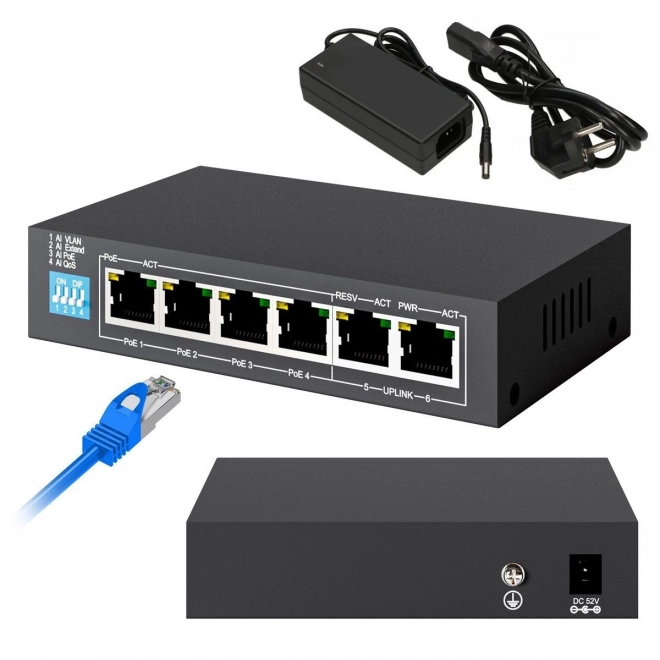 Switch Extralink Krios PoE s gigabitovými porty