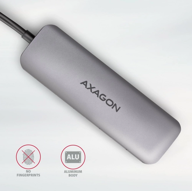 HMC-HCR3A Víceportový rozbočovač 3x USB-A + HDMI + SD/microSD, USB-C 3.2 Gen1, 20cm kabel USB-C