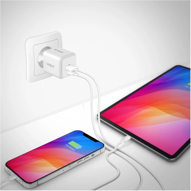USB C/A 20W/18W 3A nabíječka s dodávkou energie QC3.0