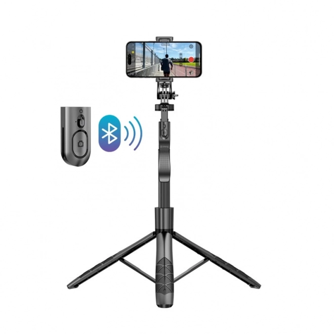 SelfieGo Ultra rozšiřitelný selfie stick s Bluetooth stativem