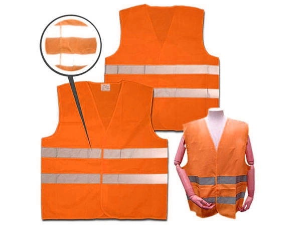 Výstražná reflexní vesta oranžová XL