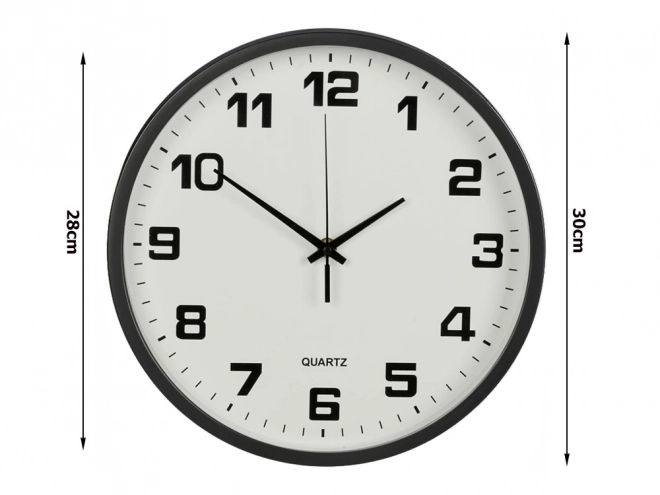 Velké tiché nástěnné hodiny 30 cm