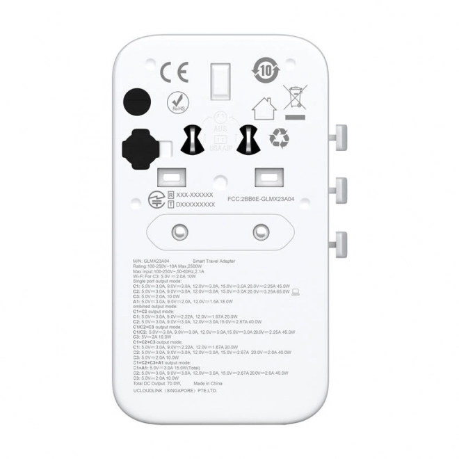 Adaptér Roamplug z hotspotem 4G/LTE Wi-Fi GlocalMe