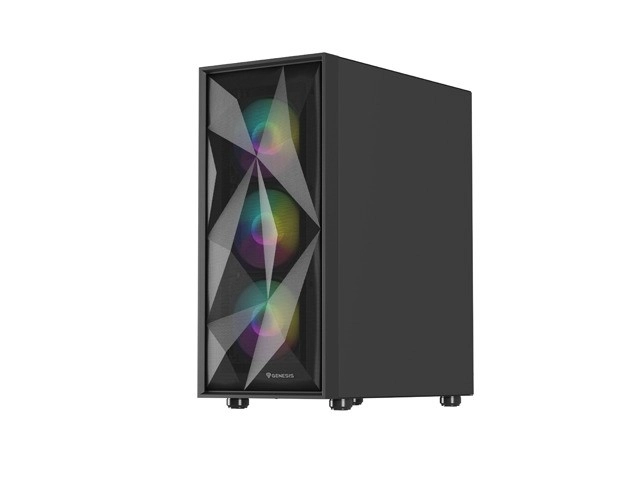 Genesis Diaxid 605 ARGB MIDI TOWER USB-C kryt Black