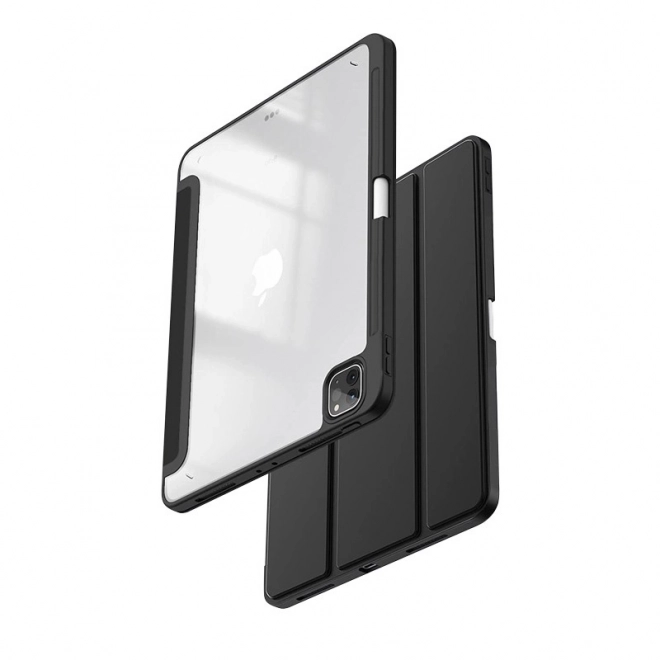 Pouzdro PrimeFolio pro iPad Pro 11 (2022-2021) iPad Air 11 M2 (2024) iPad Air 10.9 (5.-4. generace) černé/průhledné