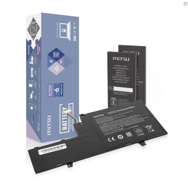Baterie pro HP OM03XL X360 1030 G2 EliteBook