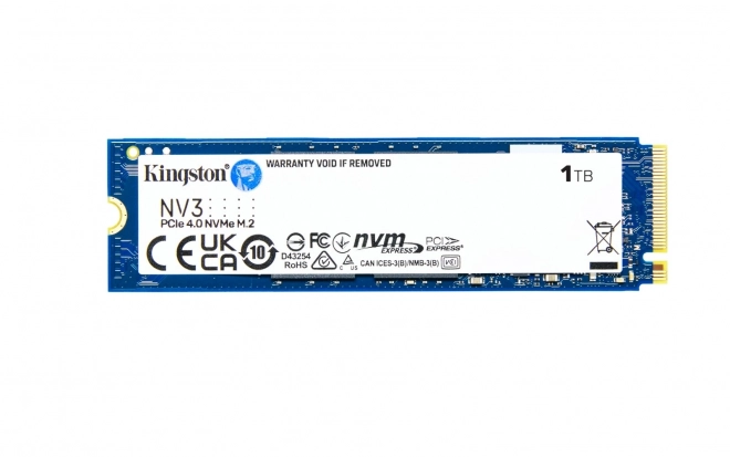 SSD disk Kingston NV3 1TB M.2 PCIe 4.0 NVMe