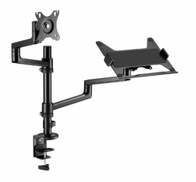 GEMBIRD polohovatelný stolní držák na monitor 17–32'' a notebook do 17,3''