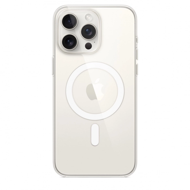 Pouzdro MagSafe pro iPhone 15 Pro Max - průhledné