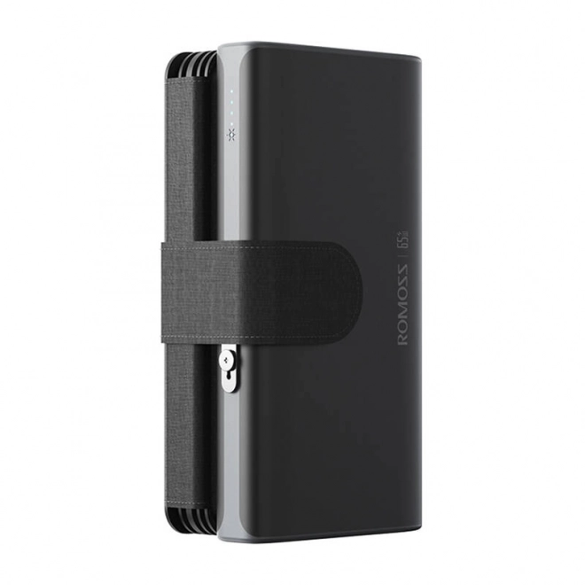 ROMOSS Solární powerbanka 30000mAh 65W černá