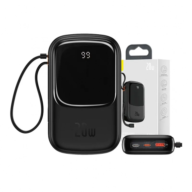 Powerbanka Baseus Qpow Pro 20000mAh s kabelem