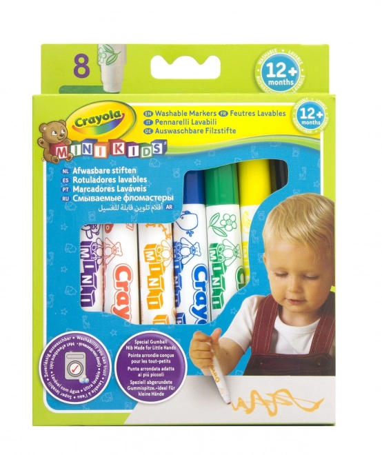Smývatelné fixy Baby super-strong 8 kusů Crayola