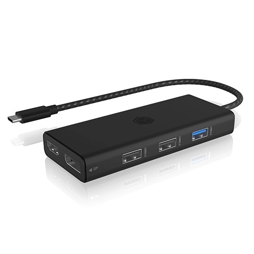 Stolní dokovací stanice 9v1 HDMI, DP, CR, Typ-C