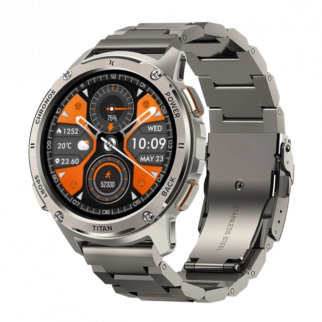Chytré hodinky Titan Chronos stříbrné