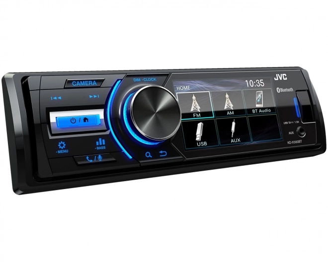 Autorádio JVC s Bluetooth a monitorem