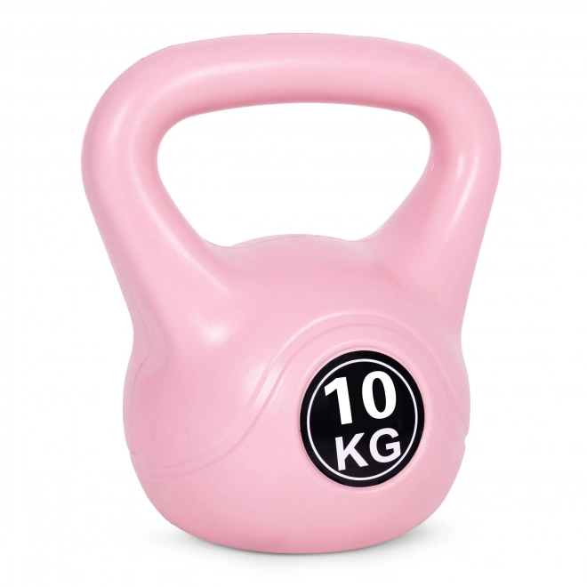 Růžový kettlebell 10 kg ModernHome