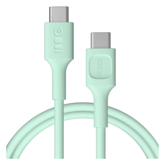 USB-C kabel PowerFlex 100W silikonový zelený 1,2m